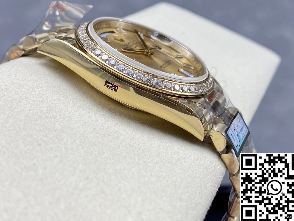v5 Tungsten QF M228348rbr-0002 Steel Dial Day Factory Gold Rolex Date 1001